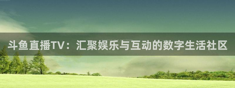 9255tv直播nba在线直播：斗鱼直播TV：汇聚娱乐与互动的数字生活社区